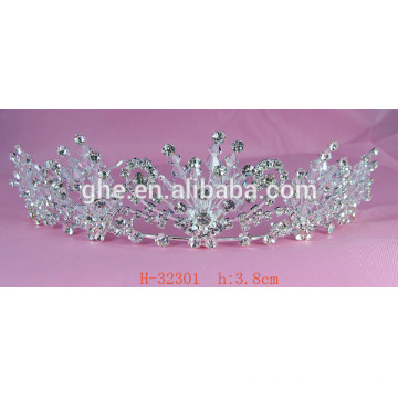 set drill crown tiaras wholesale bridal rhinestone pageant crown princess birthday party crown